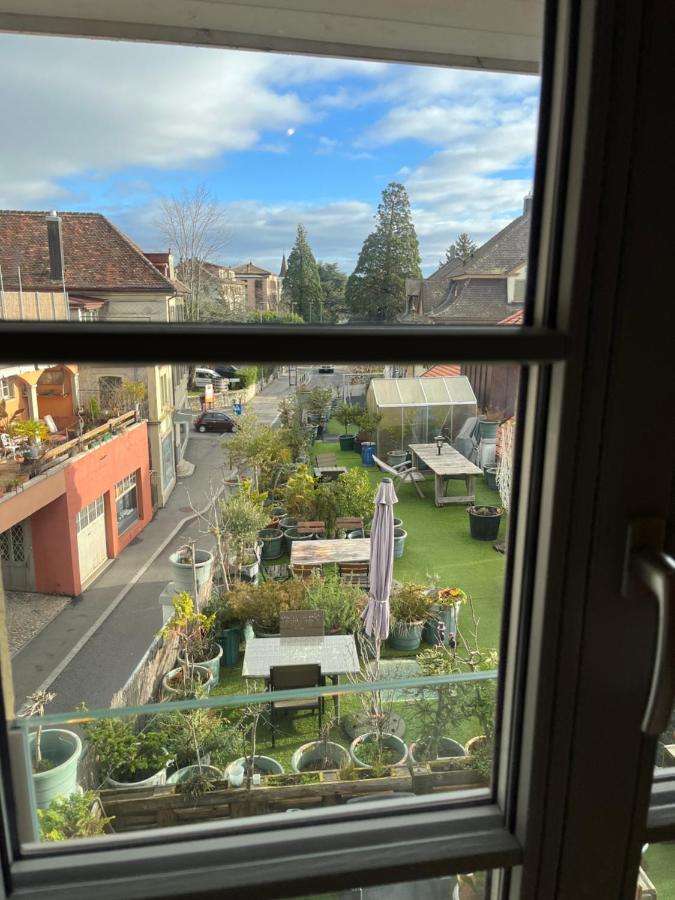 Chambre Papillon Avec Acces Terasse La Neuveville Kültér fotó